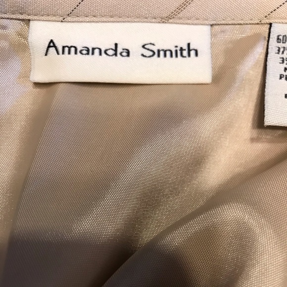 Amanda Smith Pleated Pencil Skirt Sz 12 NWT - Picture 2 of 7